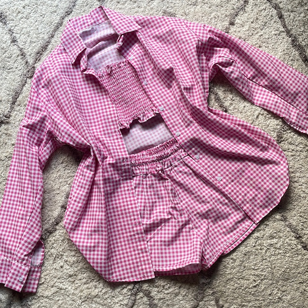 ✨Picnic Ready Shirt, Top & Short Set✨